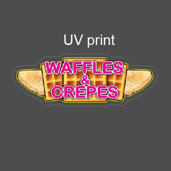 Neon Style LED Sign - Waffles & Crepes Design 117cm x 43cm WOW Factor