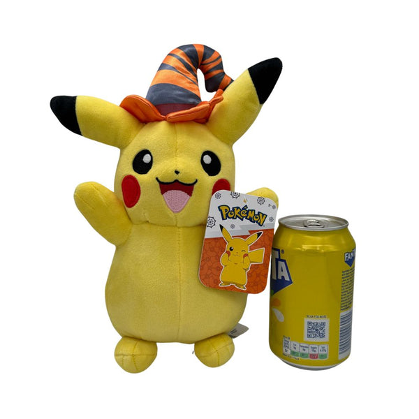 Pokemon Pikachu  with a Witches Hat 8 inch Seasonal Size 2/3 Licensed Plush Toy (x6)