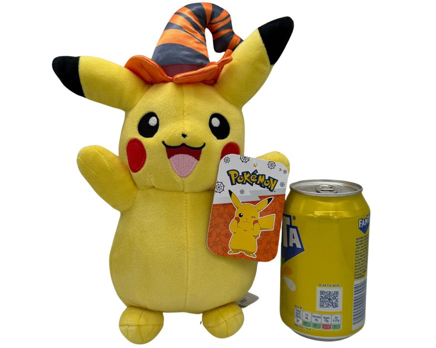 Pokemon Pikachu  with a Witches Hat 8 inch Seasonal Size 2/3 Licensed Plush Toy (x6)