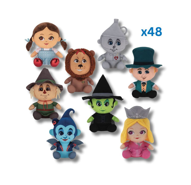 The Wizard of Oz - 12" / Size 3 Assorted Plush (x48)