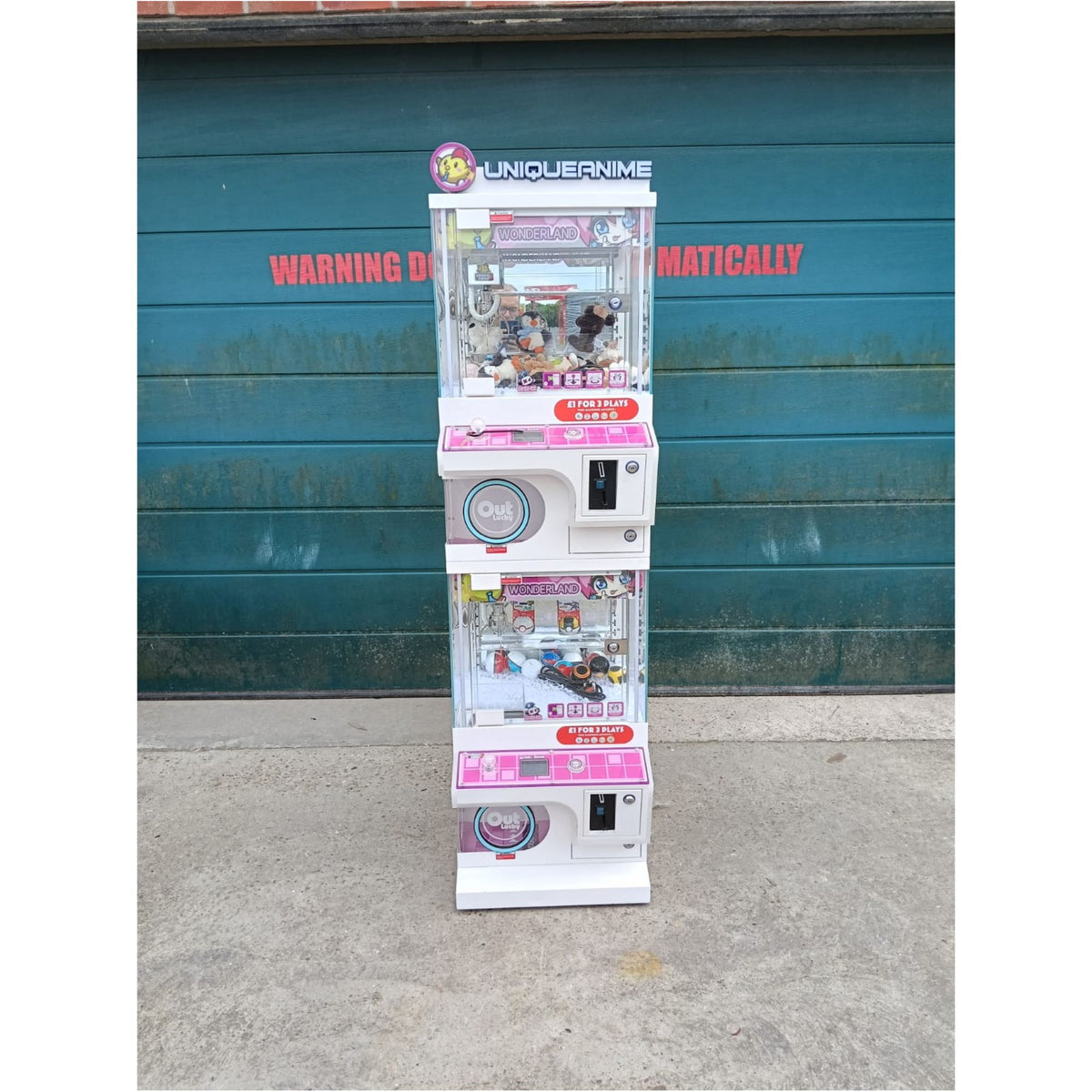 An ex demo Unique Anime Two Player Crane from Wonderland,