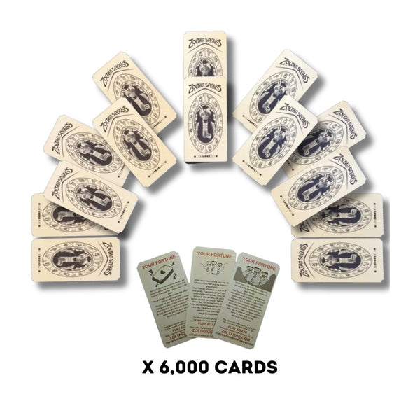 Genuine Zoltar Fortune Telling Machine Cards (X 6000)