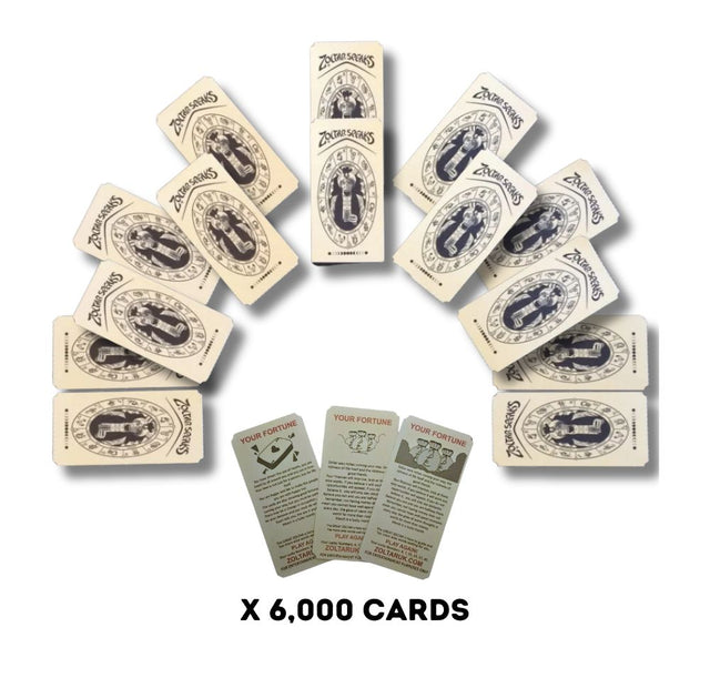 Genuine Zoltar Fortune Telling Machine Cards (X 6000)