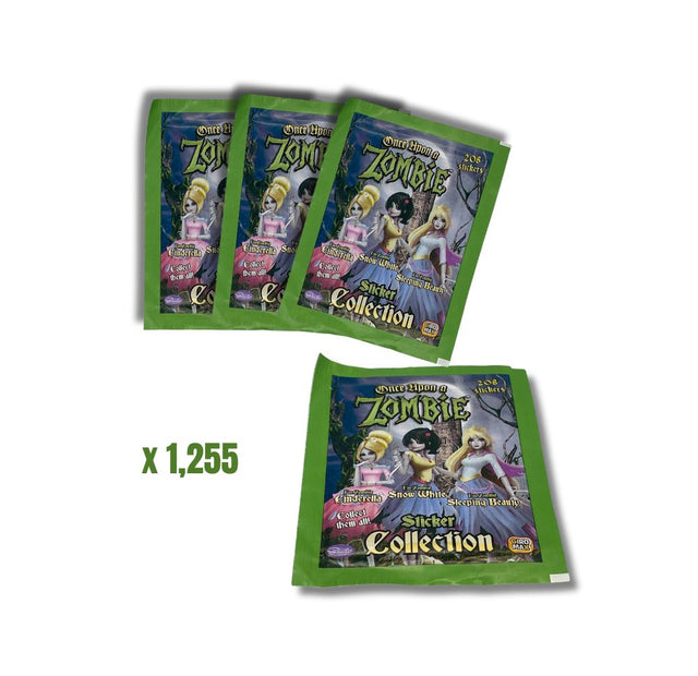 Zombie Sticker Packs (x1255)