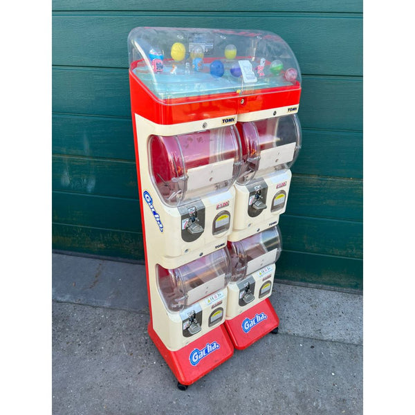 Tomy Gacha Ivory & Red (Used) - Capsule Vending Machine