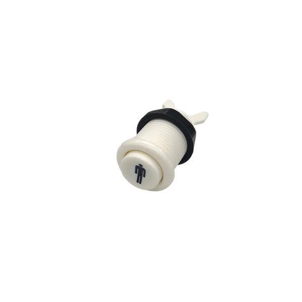 UNIS Atari Pong White Player Button - 1 or 2 Player - Part No. P140-401-000 - Maxx Grab