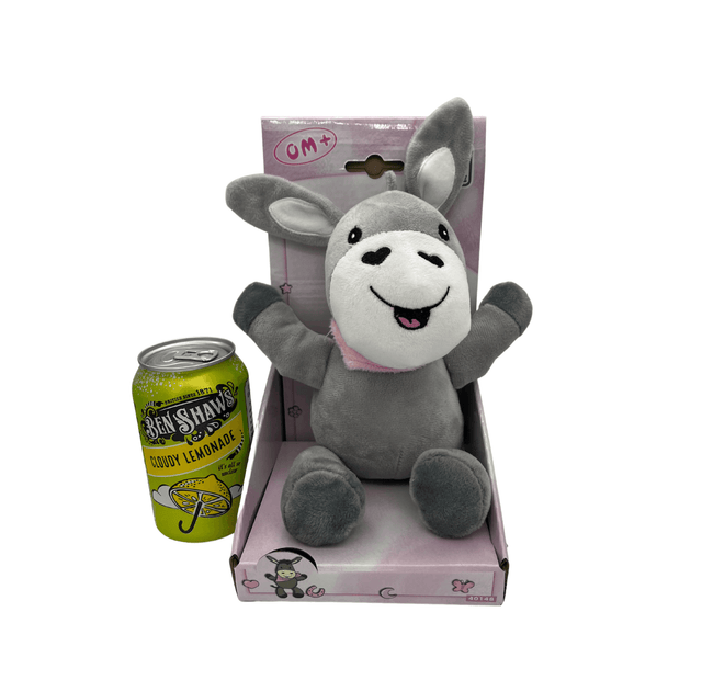 Baby Donkey - 25cm Assorted Licensed Prize Plush Toy (x12) - Maxx Grab