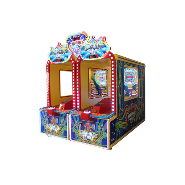 UNIS Coconut Shy - Arcade Funfair Throwing Game - Maxx Grab