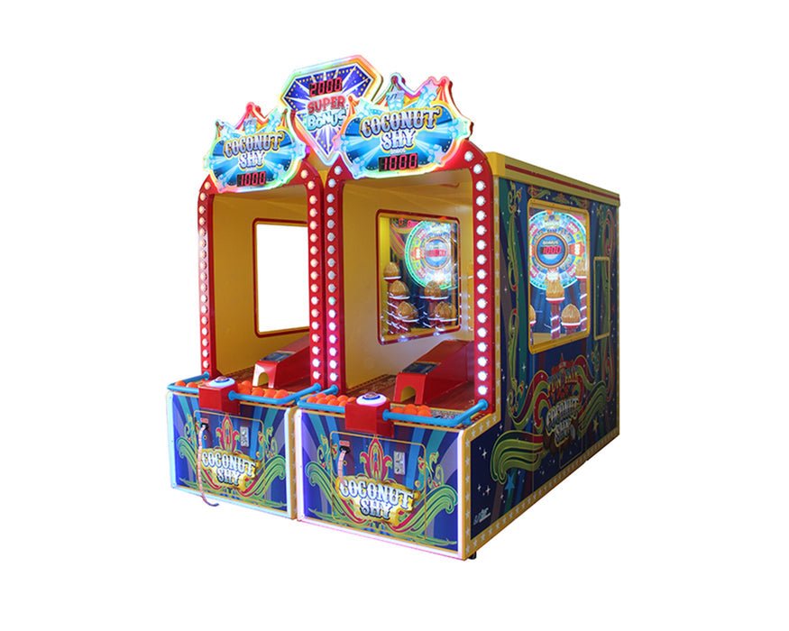 UNIS Coconut Shy - Arcade Funfair Throwing Game - Maxx Grab