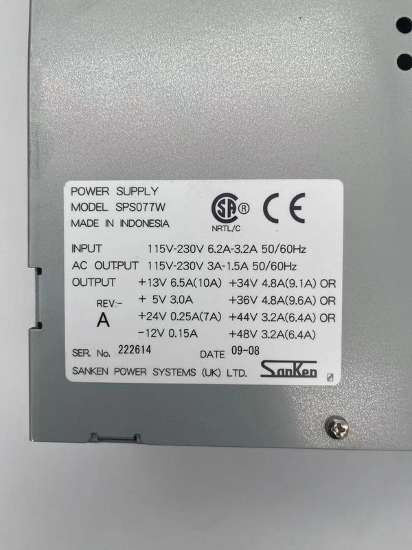 Eurotek Designs Used Replacement  sanken 48v Power Supply (PSU) - Part No. SP077W - Maxx Grab