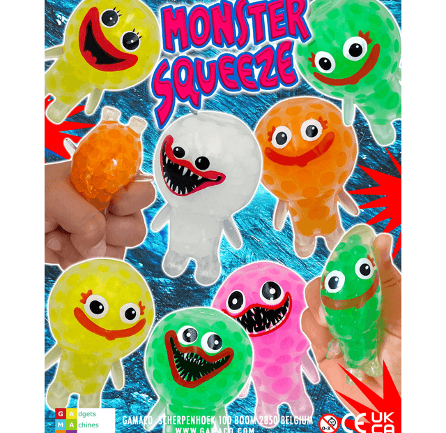 Monster Squeeze 50mm Vending Prize Capsules