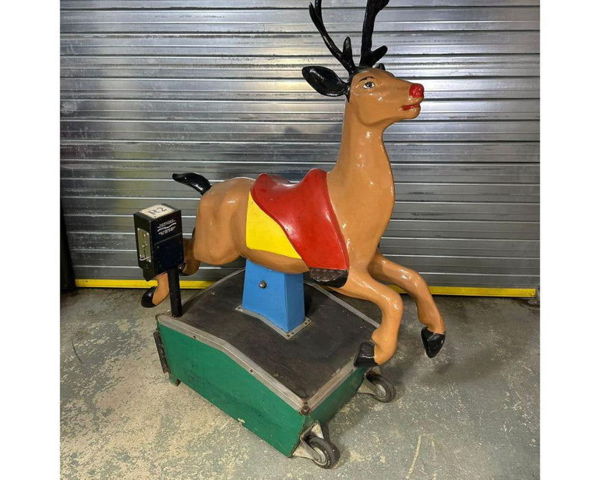 Reindeer Kiddie Ride - Classic Retro Arcade Game - Maxx Grab