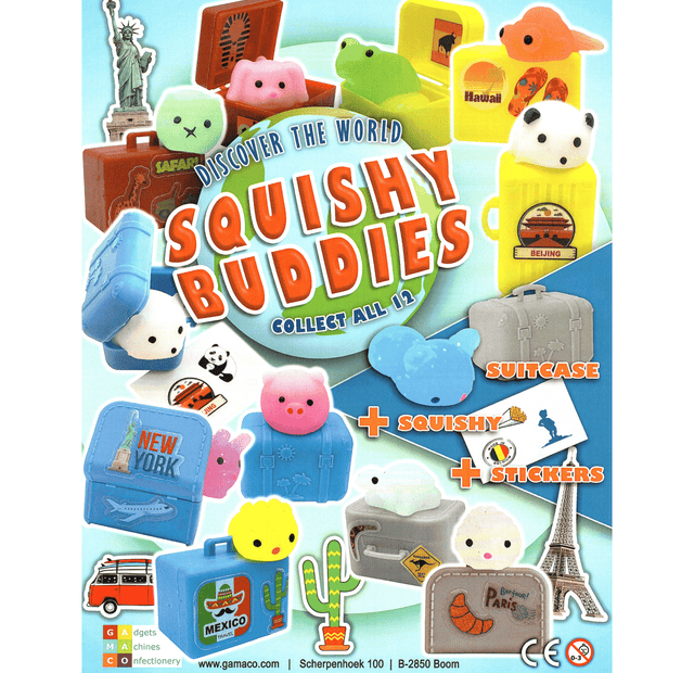 Squishy Buddies 50mm Vending Prize Capsules