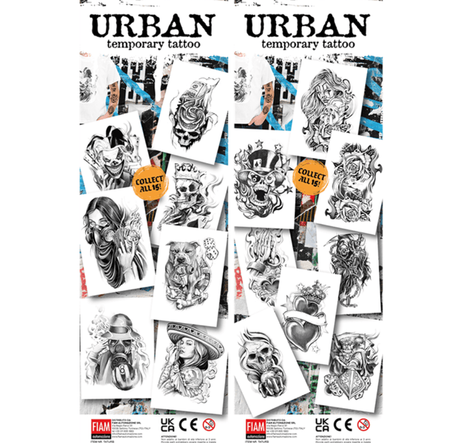 Urban Tattoos (x300) - Flat Pack Vending Tattoos - Maxx Grab