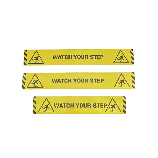 Watch Your Step Self Adhesive Stickers - Speed of Light Artwork - Maxx Grab