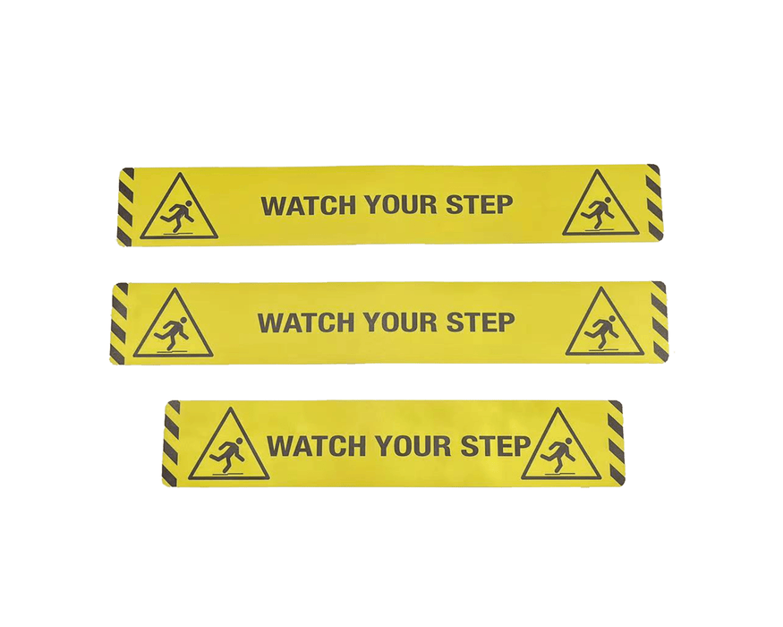 Watch Your Step Self Adhesive Stickers - Speed of Light Artwork - Maxx Grab