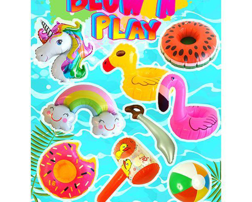Blow 'N' Play Inflatables Assorted Mix (x170) 90mm / 4
