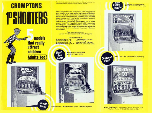 Cheyenne Shoot Cromptons - Classic Retro Arcade Game - Maxx Grab