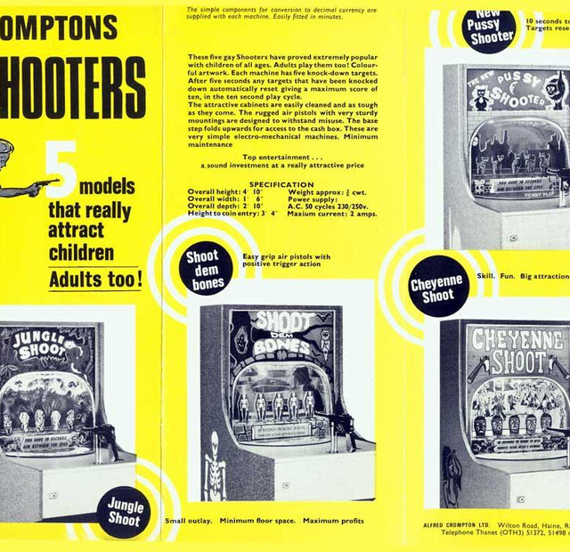 Cheyenne Shoot Cromptons - Table Bar Top - Classic Retro Arcade Game - Maxx Grab