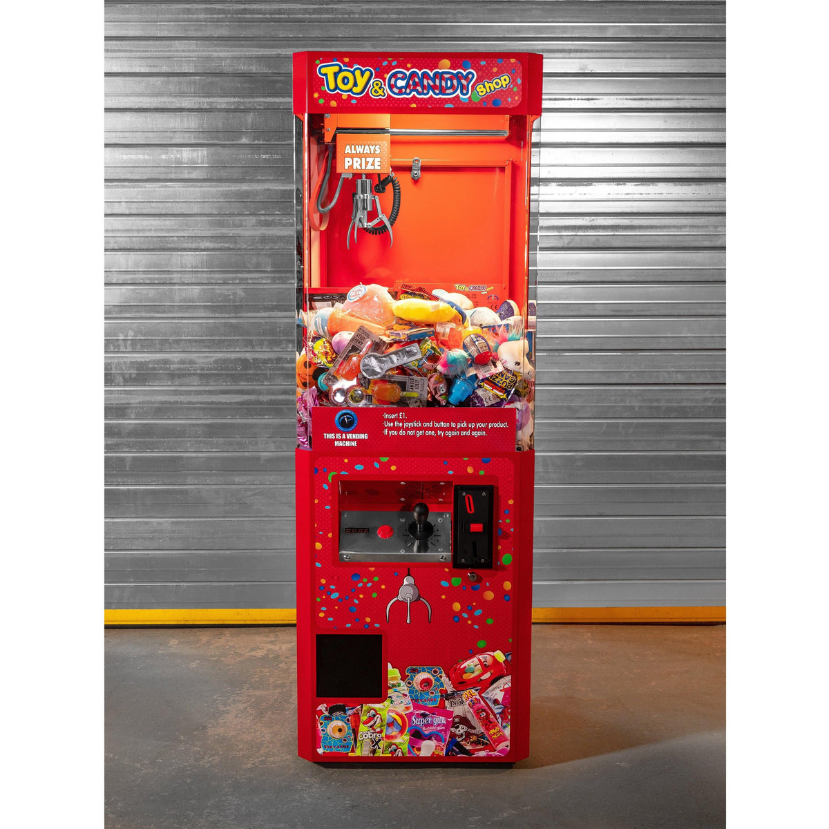 Toy & Candy Shop - Crane Grabber Claw Machine - Maxx Grab